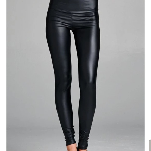Pants - "Leather" pants